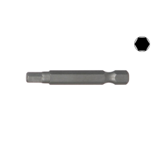 1/4 inch Metric Hex Bit long