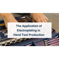 Electroplating in hand tool, chrome plating