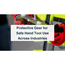 safety glasses, hard hats, safety gloves, work gloves, earmuffs